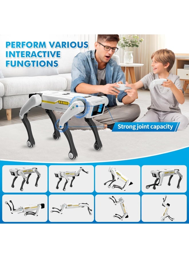 كلب روبوت ذكي - حيوان أليف تفاعلي STEM مع تحكم صوتي، وأكثر من 30 حركة وبرمجة تطبيق، وتصميم متين للأطفال من سن 6 سنوات فما فوق (متوافق مع iOS/Android) - Image 4